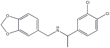 (2H-1,3-benzodioxol-5-ylmethyl)[1-(3,4-dichlorophenyl)ethyl]amine