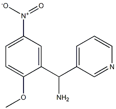 (2-methoxy-5-nitrophenyl)(pyridin-3-yl)methanamine