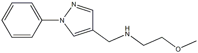 (2-methoxyethyl)[(1-phenyl-1H-pyrazol-4-yl)methyl]amine