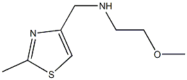 (2-methoxyethyl)[(2-methyl-1,3-thiazol-4-yl)methyl]amine