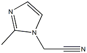(2-methyl-1H-imidazol-1-yl)acetonitrile Structure