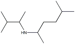 (3-methylbutan-2-yl)(5-methylhexan-2-yl)amine Structure
