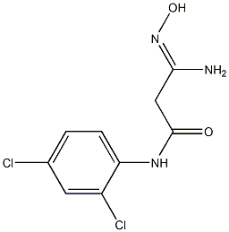 (3Z)-3-amino-N-(2,4-dichlorophenyl)-3-(hydroxyimino)propanamide