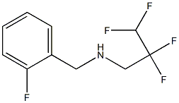 [(2-fluorophenyl)methyl](2,2,3,3-tetrafluoropropyl)amine Struktur