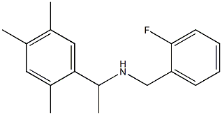 [(2-fluorophenyl)methyl][1-(2,4,5-trimethylphenyl)ethyl]amine Structure
