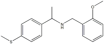 [(2-methoxyphenyl)methyl]({1-[4-(methylsulfanyl)phenyl]ethyl})amine