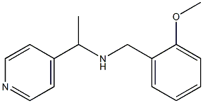 [(2-methoxyphenyl)methyl][1-(pyridin-4-yl)ethyl]amine Struktur