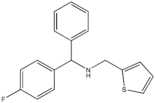 [(4-fluorophenyl)(phenyl)methyl](thiophen-2-ylmethyl)amine|