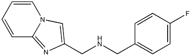 [(4-fluorophenyl)methyl]({imidazo[1,2-a]pyridin-2-ylmethyl})amine Struktur
