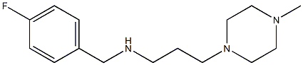[(4-fluorophenyl)methyl][3-(4-methylpiperazin-1-yl)propyl]amine Struktur