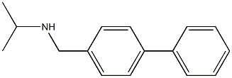 [(4-phenylphenyl)methyl](propan-2-yl)amine Structure