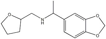 [1-(2H-1,3-benzodioxol-5-yl)ethyl](oxolan-2-ylmethyl)amine Structure