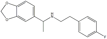[1-(2H-1,3-benzodioxol-5-yl)ethyl][2-(4-fluorophenyl)ethyl]amine
