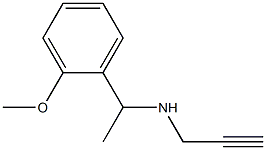 [1-(2-methoxyphenyl)ethyl](prop-2-yn-1-yl)amine Structure