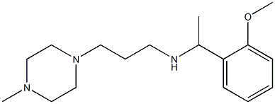 [1-(2-methoxyphenyl)ethyl][3-(4-methylpiperazin-1-yl)propyl]amine