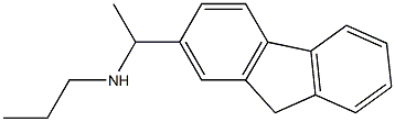 [1-(9H-fluoren-2-yl)ethyl](propyl)amine Structure