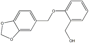 [2-(2H-1,3-benzodioxol-5-ylmethoxy)phenyl]methanol Structure
