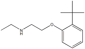 [2-(2-tert-butylphenoxy)ethyl](ethyl)amine Structure
