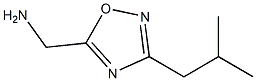 [3-(2-methylpropyl)-1,2,4-oxadiazol-5-yl]methanamine 结构式
