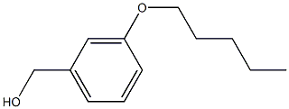 [3-(pentyloxy)phenyl]methanol 化学構造式
