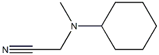 [cyclohexyl(methyl)amino]acetonitrile Structure