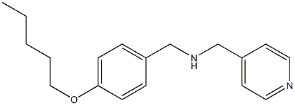  {[4-(pentyloxy)phenyl]methyl}(pyridin-4-ylmethyl)amine
