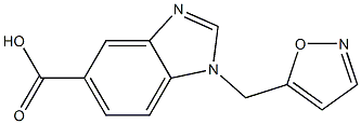 1-(1,2-oxazol-5-ylmethyl)-1H-1,3-benzodiazole-5-carboxylic acid