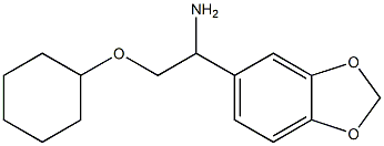 1-(1,3-benzodioxol-5-yl)-2-(cyclohexyloxy)ethanamine