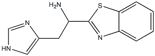 1-(1,3-benzothiazol-2-yl)-2-(1H-imidazol-4-yl)ethanamine Struktur