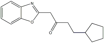 1-(1,3-benzoxazol-2-yl)-4-cyclopentylbutan-2-one