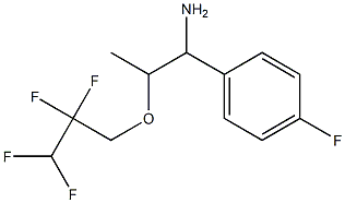 1-(4-fluorophenyl)-2-(2,2,3,3-tetrafluoropropoxy)propan-1-amine Structure