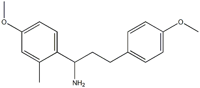 1-(4-methoxy-2-methylphenyl)-3-(4-methoxyphenyl)propan-1-amine|