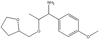 1-(4-methoxyphenyl)-2-(oxolan-2-ylmethoxy)propan-1-amine|