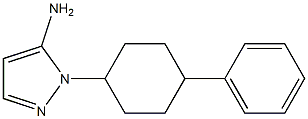 1-(4-phenylcyclohexyl)-1H-pyrazol-5-amine Structure