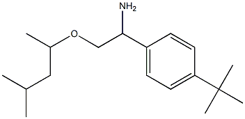 1-(4-tert-butylphenyl)-2-[(4-methylpentan-2-yl)oxy]ethan-1-amine Struktur