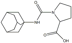1-(adamantan-1-ylcarbamoyl)pyrrolidine-2-carboxylic acid