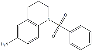 1-(benzenesulfonyl)-1,2,3,4-tetrahydroquinolin-6-amine Structure