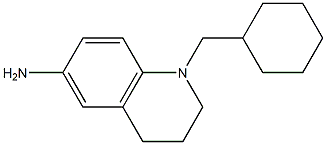 1-(cyclohexylmethyl)-1,2,3,4-tetrahydroquinolin-6-amine Structure