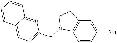 1-(quinolin-2-ylmethyl)-2,3-dihydro-1H-indol-5-amine