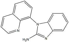 1-(quinolin-8-yl)-1H-1,3-benzodiazol-2-amine Structure