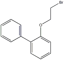 1,1'-biphenyl-2-yl 2-bromoethyl ether 结构式
