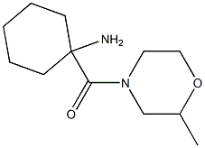 1-[(2-methylmorpholin-4-yl)carbonyl]cyclohexanamine Structure
