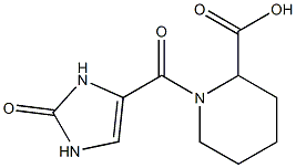 1-[(2-oxo-2,3-dihydro-1H-imidazol-4-yl)carbonyl]piperidine-2-carboxylic acid