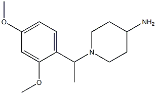 1-[1-(2,4-dimethoxyphenyl)ethyl]piperidin-4-amine