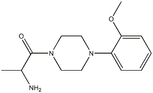 1-[4-(2-methoxyphenyl)piperazin-1-yl]-1-oxopropan-2-amine Structure