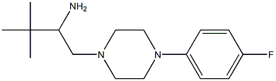 1-[4-(4-fluorophenyl)piperazin-1-yl]-3,3-dimethylbutan-2-amine