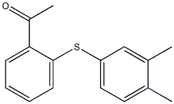 1-{2-[(3,4-dimethylphenyl)sulfanyl]phenyl}ethan-1-one