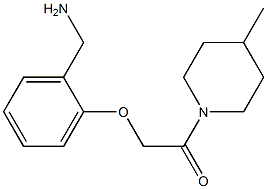 1-{2-[2-(4-methylpiperidin-1-yl)-2-oxoethoxy]phenyl}methanamine