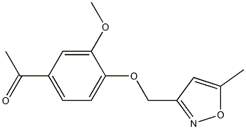 1-{3-methoxy-4-[(5-methyl-1,2-oxazol-3-yl)methoxy]phenyl}ethan-1-one