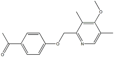 1-{4-[(4-methoxy-3,5-dimethylpyridin-2-yl)methoxy]phenyl}ethan-1-one
